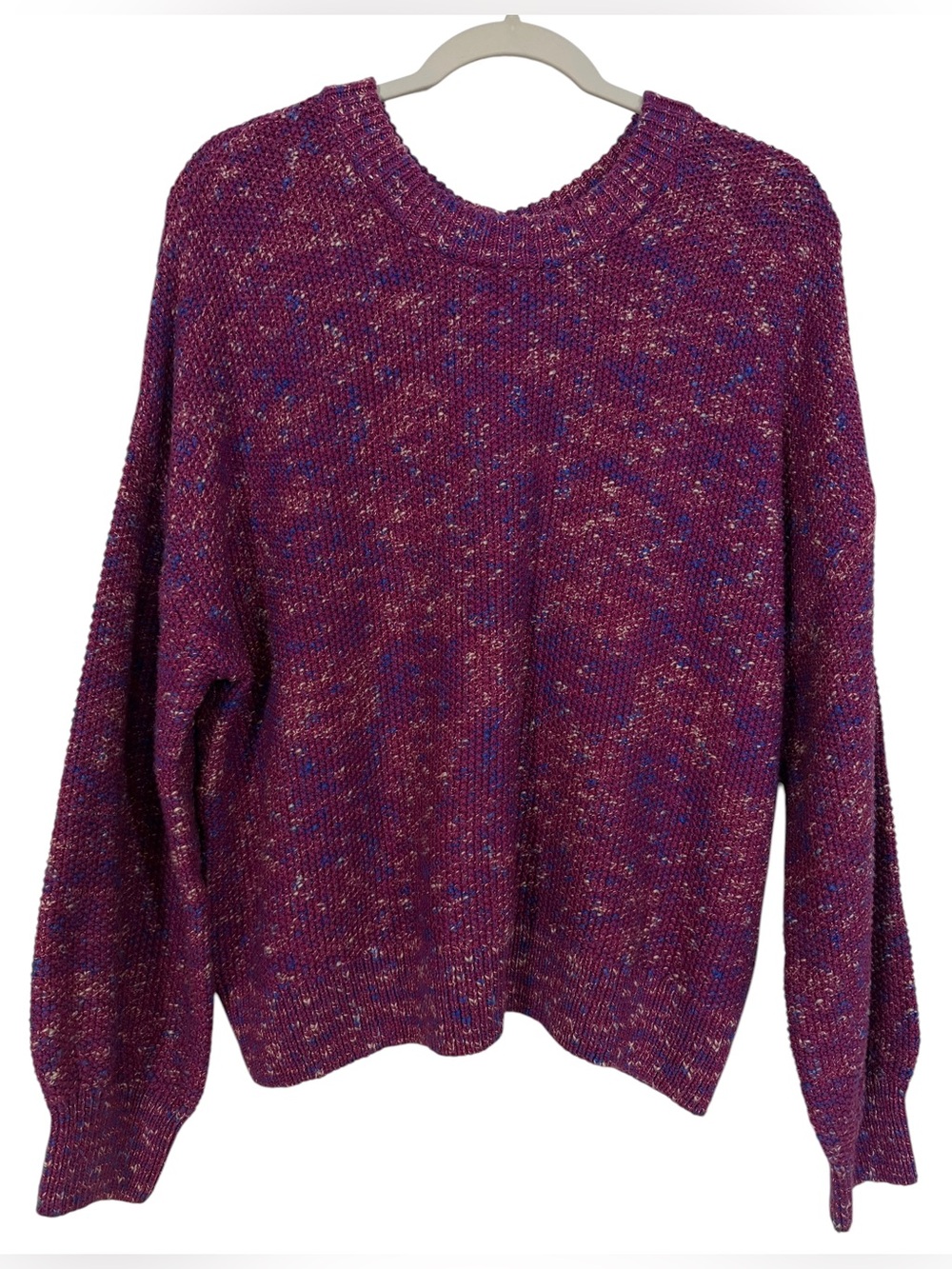 Toad & Co Women’s Twigtree Button Back Sweater Boysenberry NWT Size Large